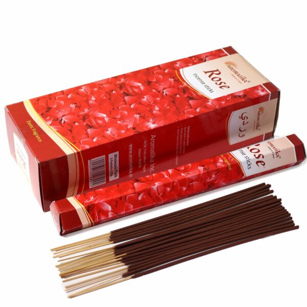 Aromatika Charcoal Free Hex Incense - Rose - Image 2