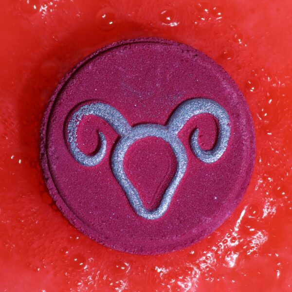 Set of Zodiac Bath Fizzers with Horoscope -  Aries - Image 5