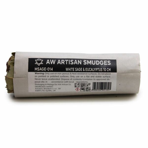 Smudge Stcik - White Sage & Eucalyptus 10 cm - Image 2