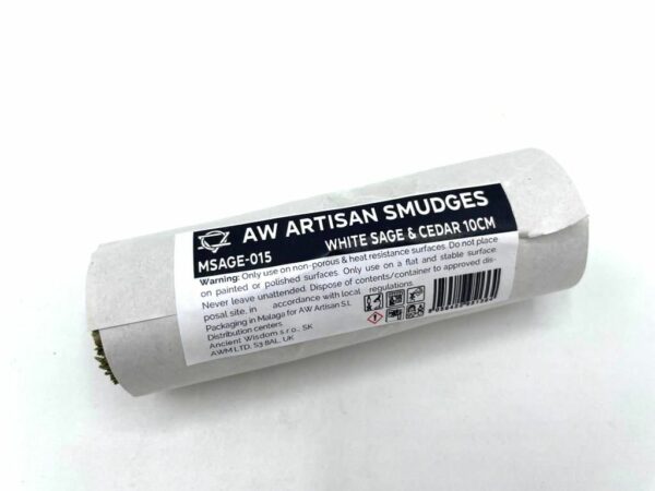 Smudge Stick - White Sage & Cedar 10cm - Image 2