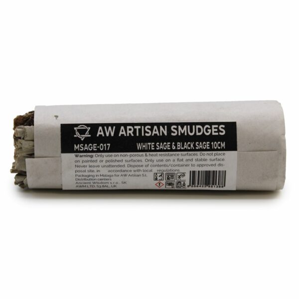 Smudge Stick - White Sage & Black Sage 10cm - Image 3