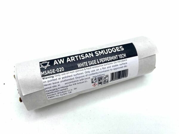 Smudge Stick - White Sage & Peppermint 10cm - Image 2