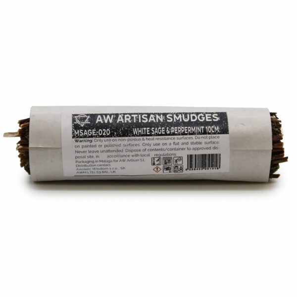 Smudge Stick - White Sage & Peppermint 10cm - Image 3