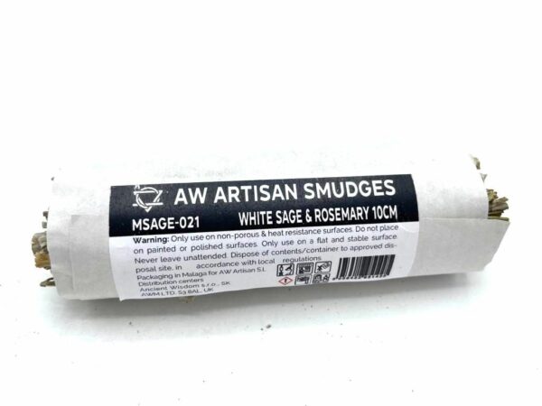 Smudge Stick - White Sage & Rosemary 10cm - Image 2