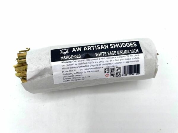 Smudge Stick - White Sage & Ruda 10cm - Image 2