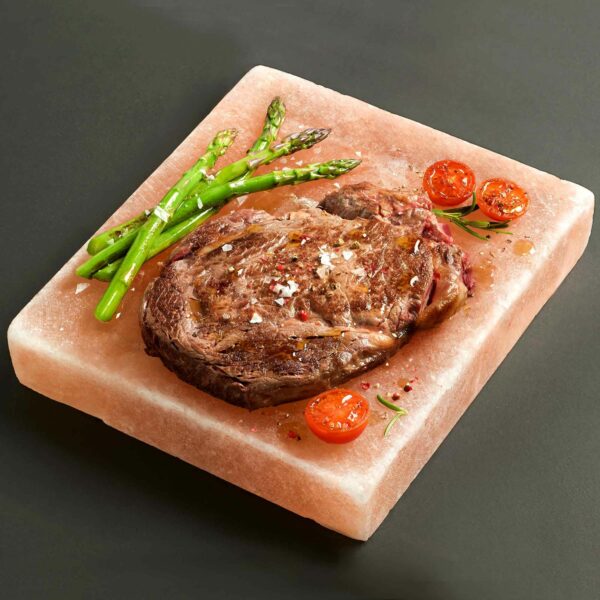 Himalayan Salt Cooking Plate - Square - 20x20x5cm - Image 4