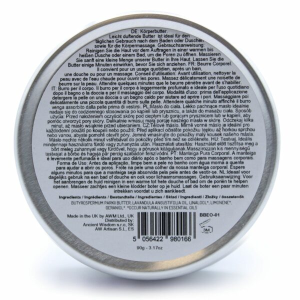 Aromatherapy Shea Body Butter 90g - Lavender - Image 3