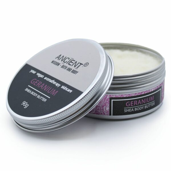 Aromatherapy Shea Body Butter 90g - Geranium - Image 2