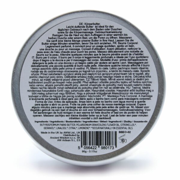 Aromatherapy Shea Body Butter 90g - Geranium - Image 3