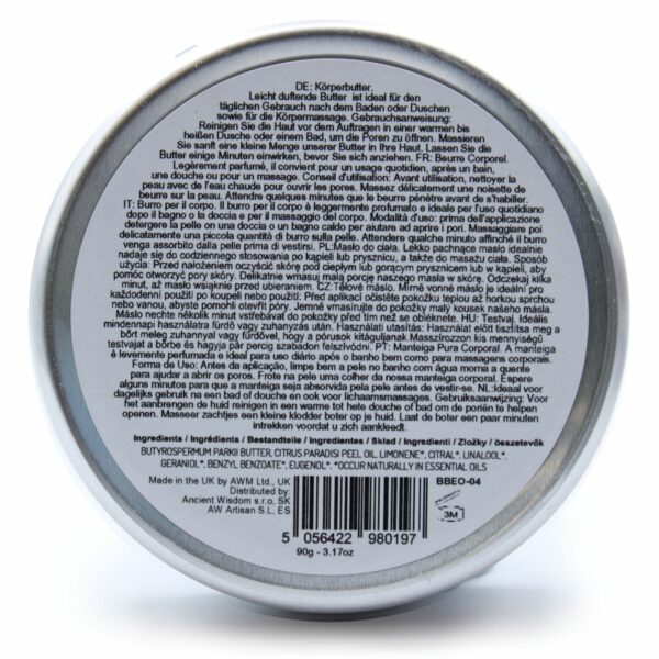 Aromatherapy Shea Body Butter 90g - Grapefruit - Image 3
