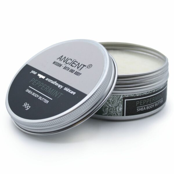 Aromatherapy Shea Body Butter 90g - Peppermint - Image 2