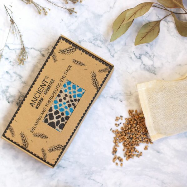 Lavender Natural Cotton and Juco Eye Pillow in Gift Box - Blue Viper - Image 5
