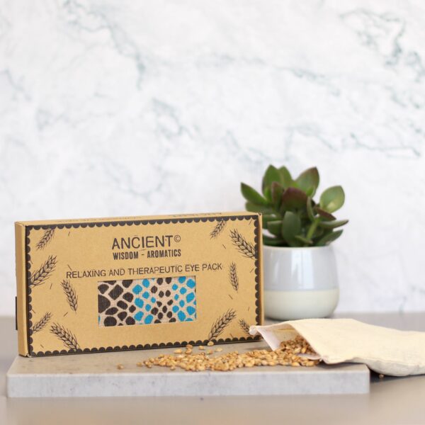 Lavender Natural Cotton and Juco Eye Pillow in Gift Box - Blue Viper - Image 6