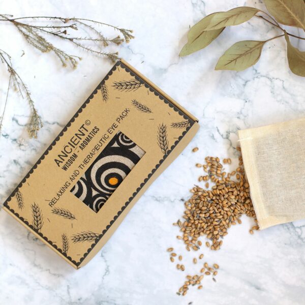 Lavender Natural Cotton and Juco Eye Pillow in Gift Box - Illusion - Image 5