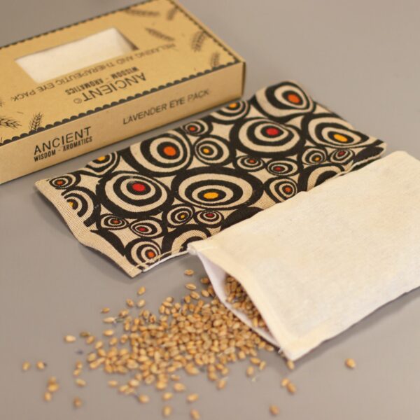 Lavender Natural Cotton and Juco Eye Pillow in Gift Box - Illusion - Image 7