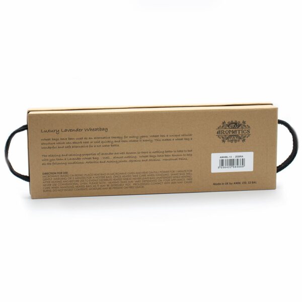 Luxury Lavender  Wheat Bag in Gift Box  - Zebra - Image 3