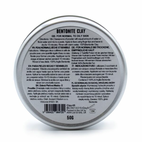 Bentonite Clay 50g - Image 2