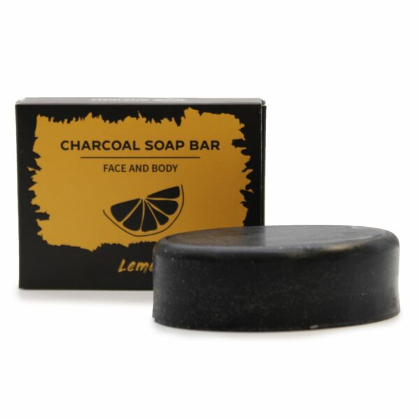 Charcoal Soap 85g - Lemon - Image 7