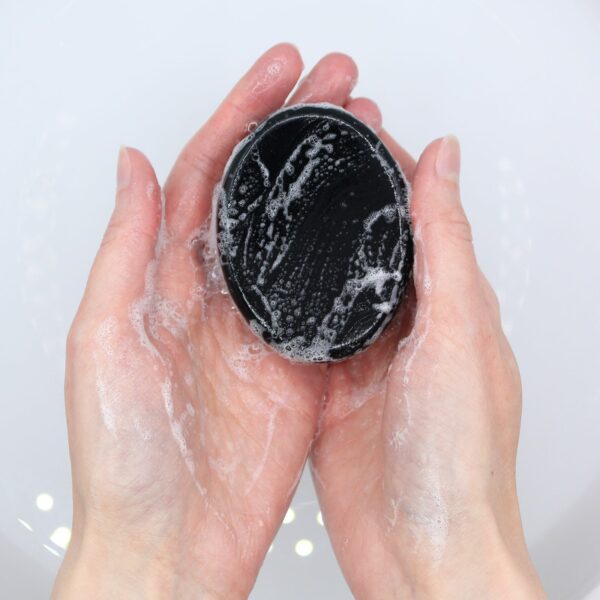 Charcoal Soap 85g - Geranium - Image 3