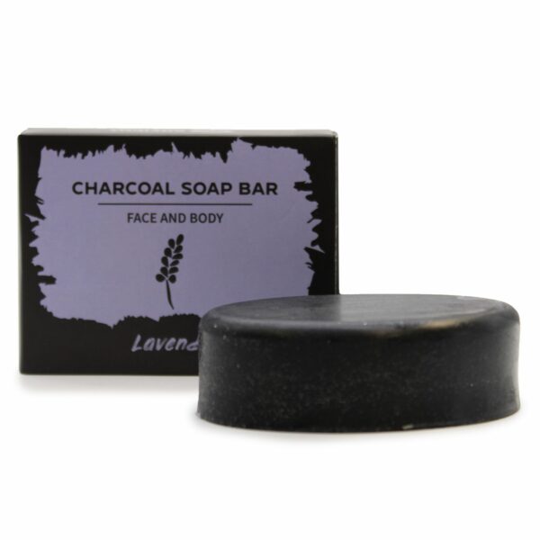 Charcoal Soap 85g - Lavender - Image 7