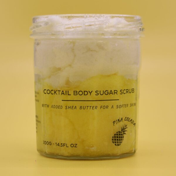 Fragranced Sugar Body Scrub - Pinacolada 300g - Image 3