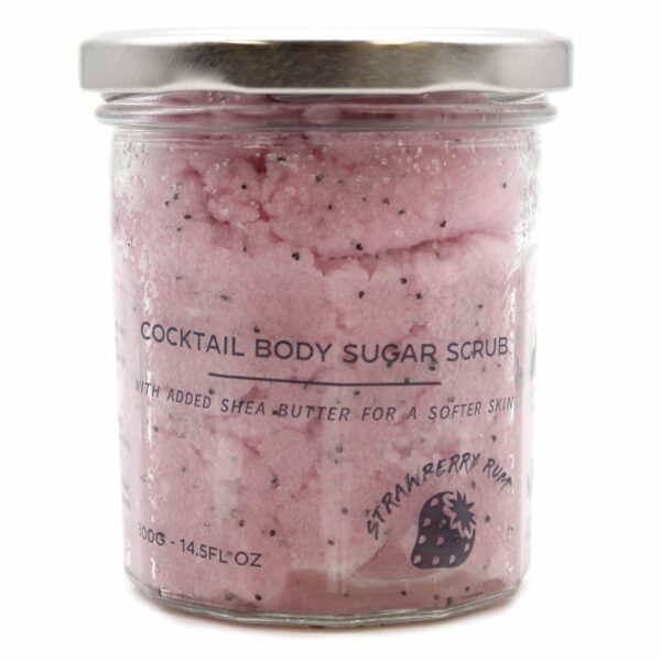 Fragranced Sugar Body Scrub - Strawberry Rum 300g - Image 7