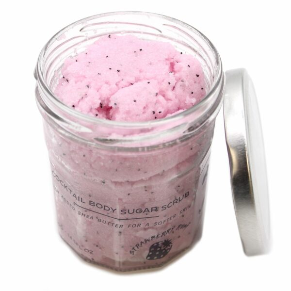 Fragranced Sugar Body Scrub - Strawberry Rum 300g - Image 8