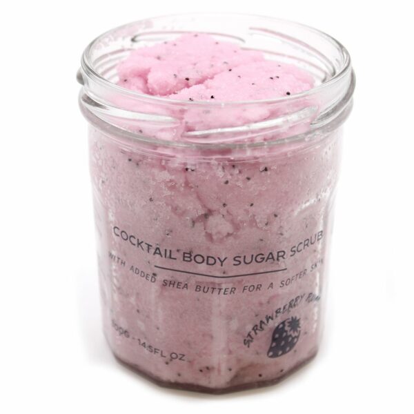 Fragranced Sugar Body Scrub - Strawberry Rum 300g - Image 9