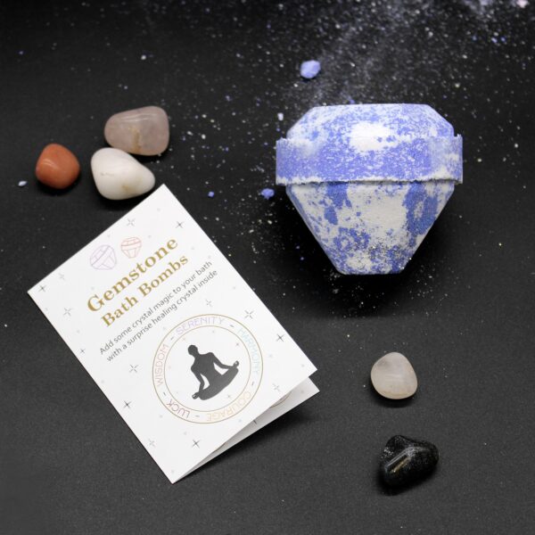 Gemstone Bath Bomb - Raspberry & Pomegranate - Image 3