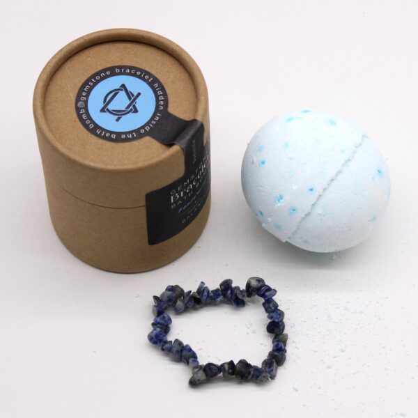 Sodalite Gem Bracelet Bath Bomb - Image 9