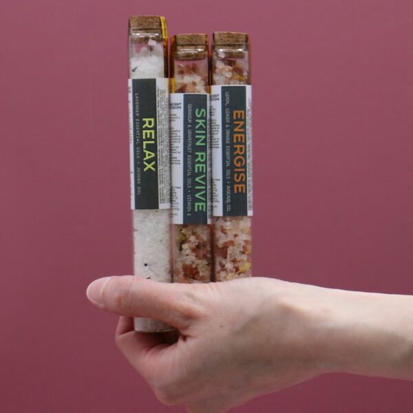 Bath Salts in Vials - Gift Pack of 7 - Image 3