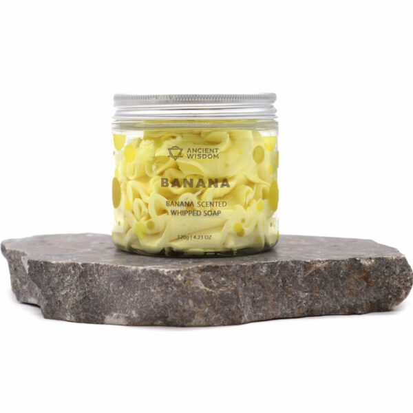 Banana Whipped Soap 120g - Image 2