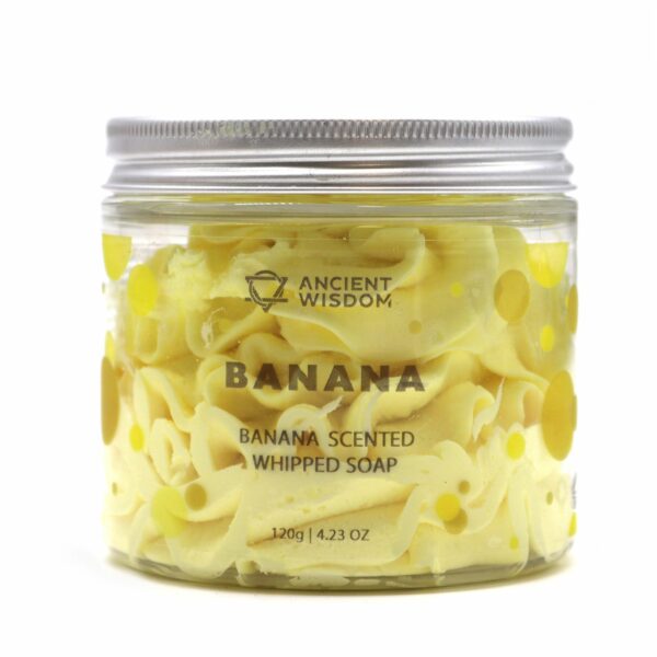 Banana Whipped Soap 120g - Image 3