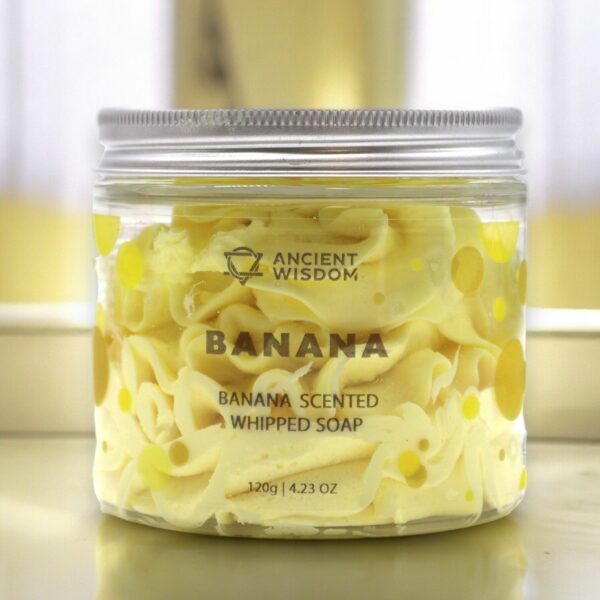 Banana Whipped Soap 120g - Image 5
