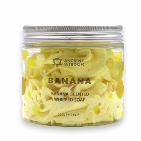 Banana Whipped Soap 120g - Image 6