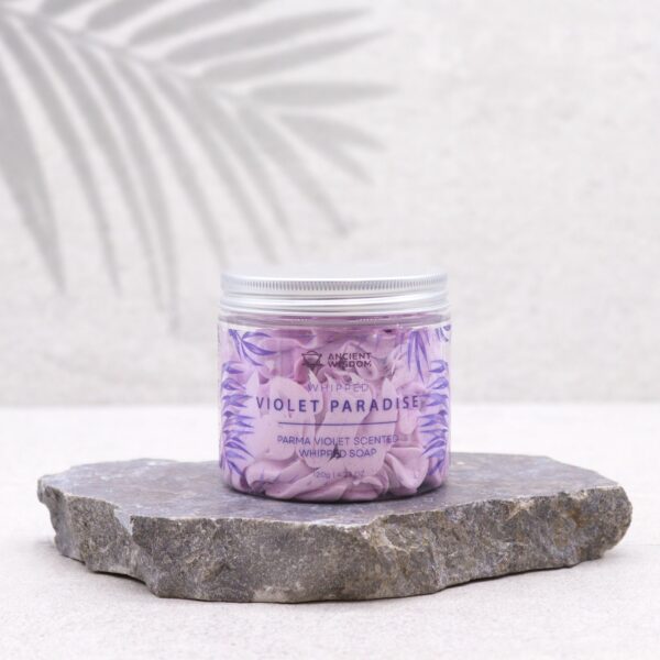 Parma Violet Whipped Soap 120g - Image 5