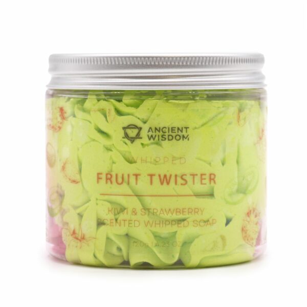 Strawberry & Kiwi Whipped Soap 120g - Image 2