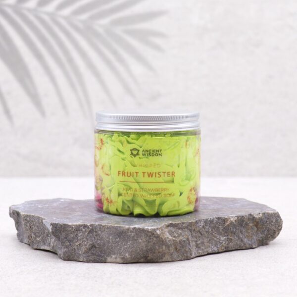 Strawberry & Kiwi Whipped Soap 120g - Image 6