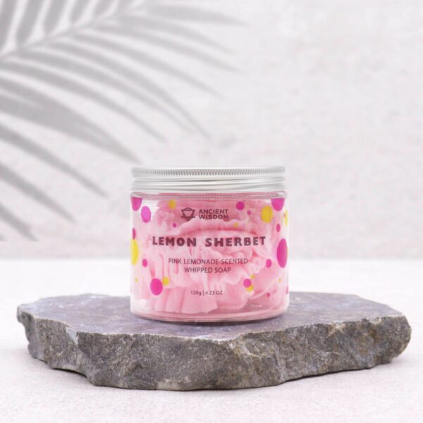 Pink Lemonade Whipped Soap 120g - Image 7
