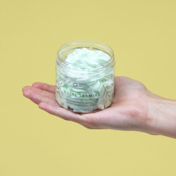 Gooseberry & White Tea Whipped Soap 120g - Image 4