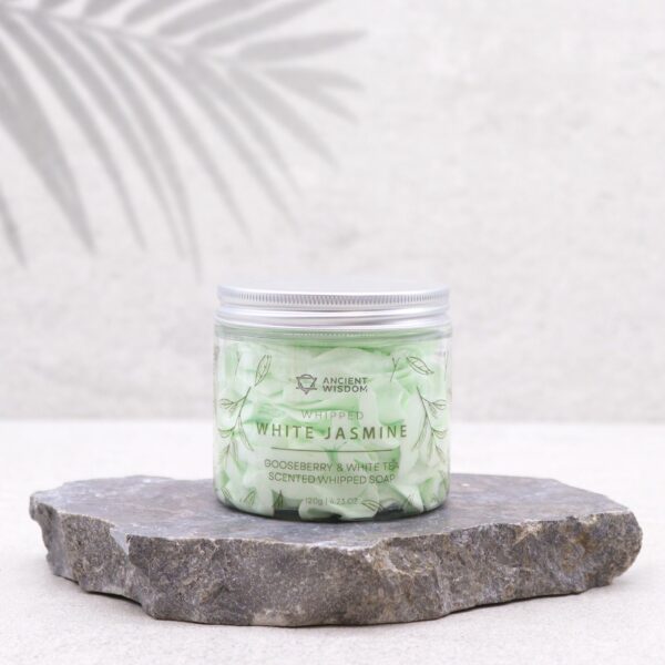 Gooseberry & White Tea Whipped Soap 120g - Image 5