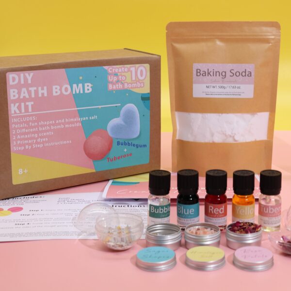 Bath Bomb Kit - Rose & Bubblegum - Image 4