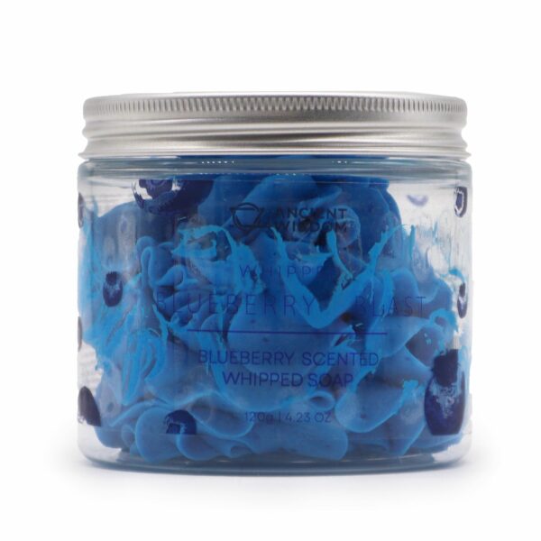 Blueberry Whipped Soap 120g - Image 4