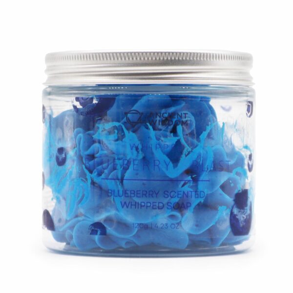 Blueberry Whipped Soap 120g - Image 5