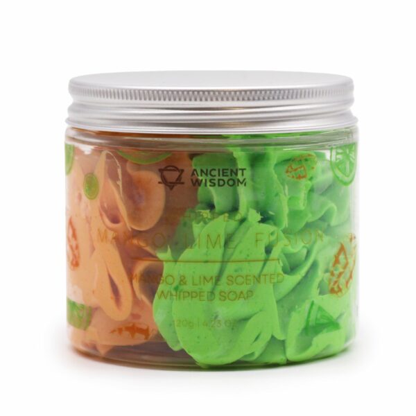 Mango & Lime Whipped Soap 120g - Image 3