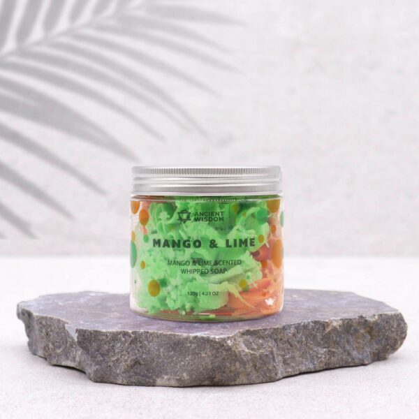 Mango & Lime Whipped Soap 120g - Image 7