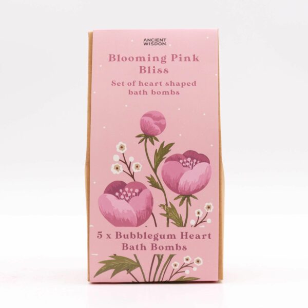 Blooming Pink Bliss Bath Heart Gift Set - Image 2