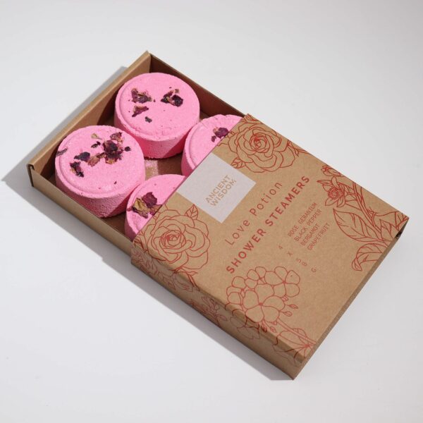 Zen Shower Steamers - Therapy Wellness Gift Set - Love Potion - Image 3