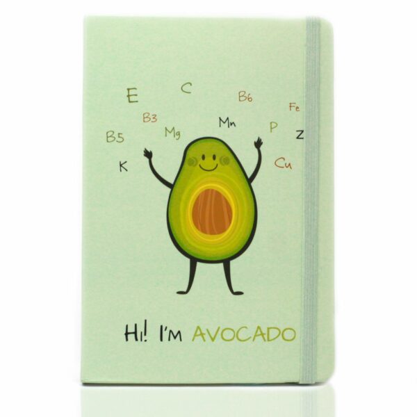 Cool A5 Notebook - Assorted Designs - Crazy Avocado - Image 2