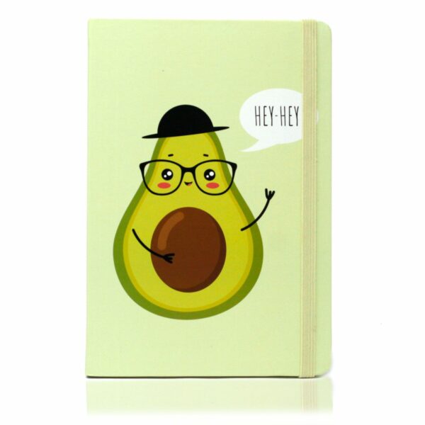 Cool A5 Notebook - Assorted Designs - Crazy Avocado - Image 5